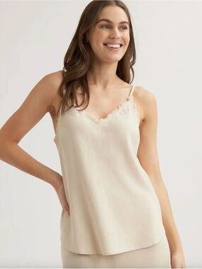 Bella Dahl Frayed linen cami